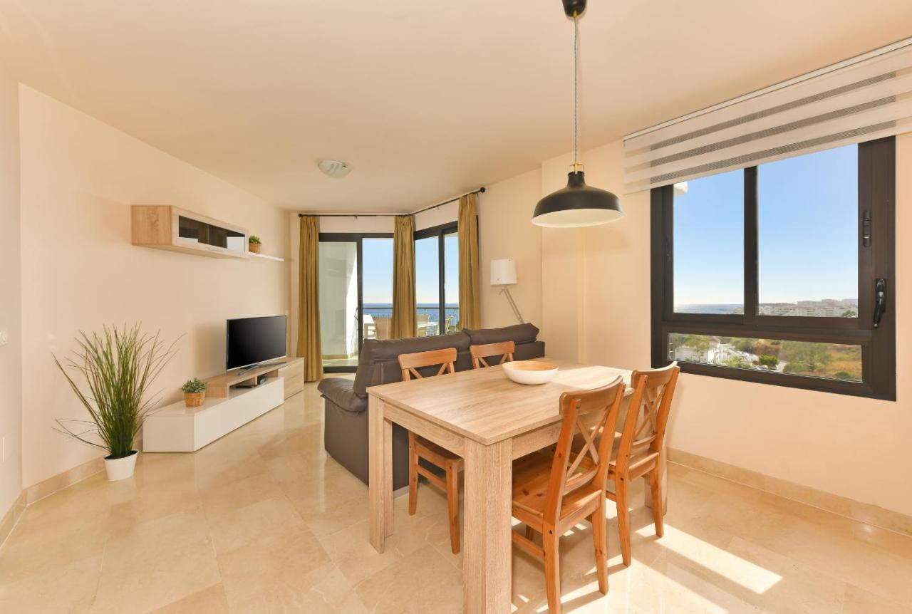 Apartamento 1 dormitorio vista mar lateral Torrox Esterno foto